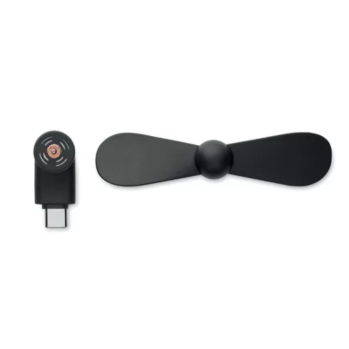 Hordozható USB ventilátor (Fekete)