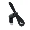 Hordozható USB ventilátor (Fekete)