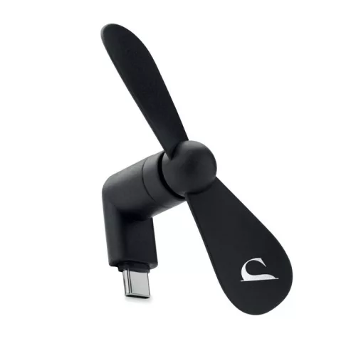 Hordozható USB ventilátor (Fekete)
