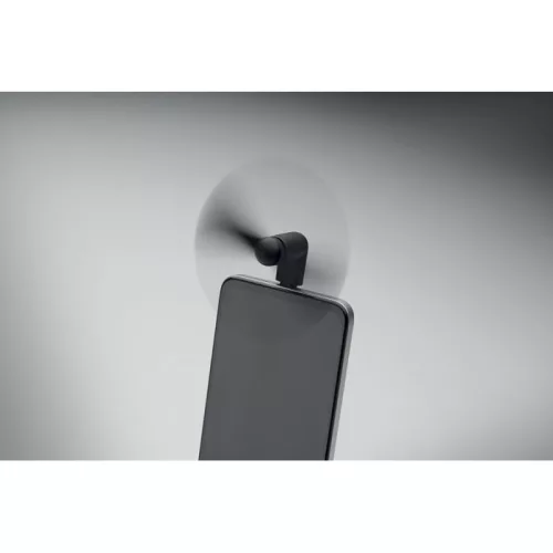 Hordozható USB ventilátor (Fekete)