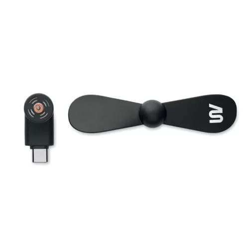 Hordozható USB ventilátor (Fekete)