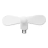 Hordozható USB ventilátor (Fehér)