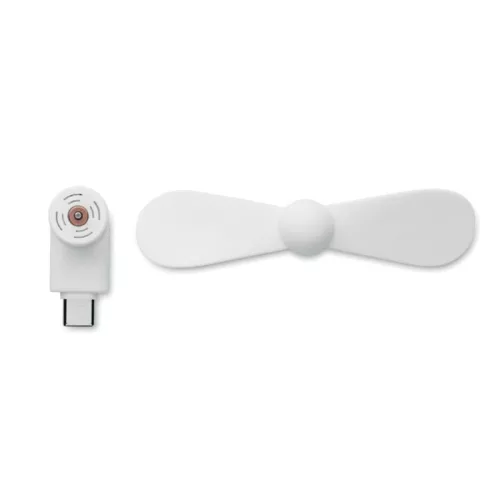 Hordozható USB ventilátor (Fehér)
