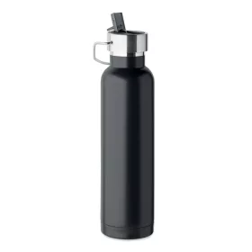 Duplafalú termoszpalack 660 ml (Fekete)