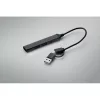 USB 4 portos hub, 19 cm kábel