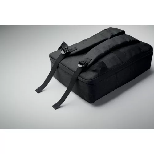 Vékony 15colos laptop hátizsák (Fekete)