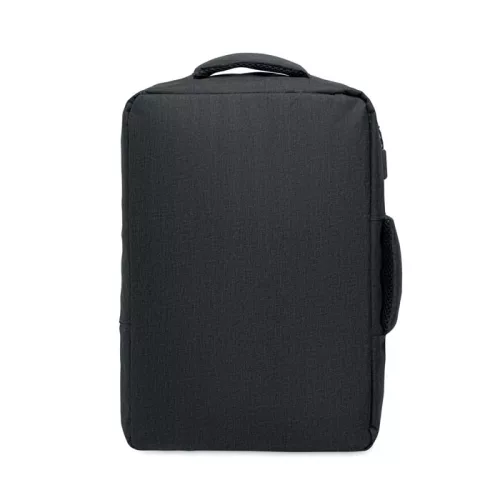Vékony 15colos laptop hátizsák (Fekete)