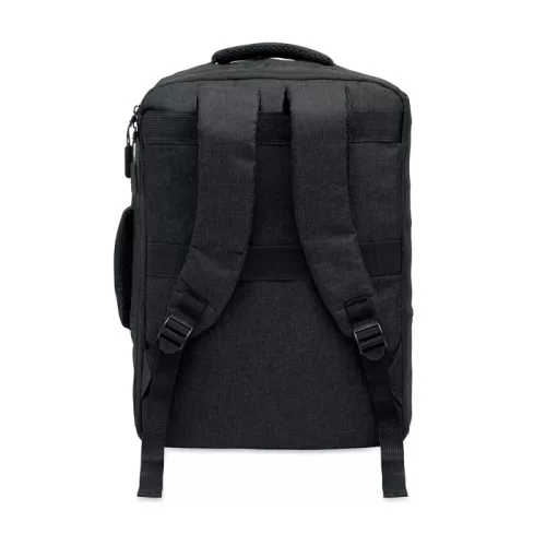 Vékony 15colos laptop hátizsák (Fekete)