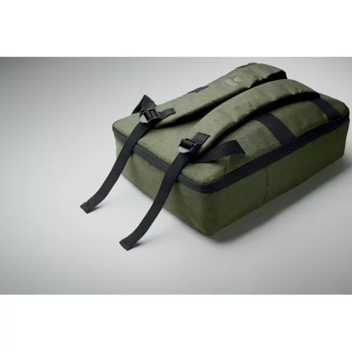 Vékony 15colos laptop hátizsák (Katona Zöld)
