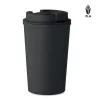 PLA duplafalú pohár 350 ml (Fekete)
