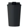 PLA duplafalú pohár 350 ml (Fekete)