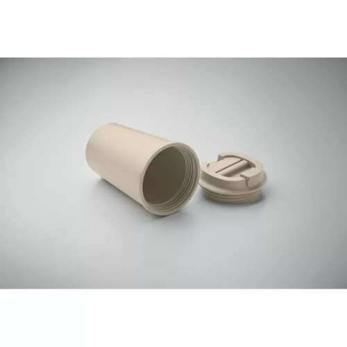 PLA duplafalú pohár 350 ml (Bézs)