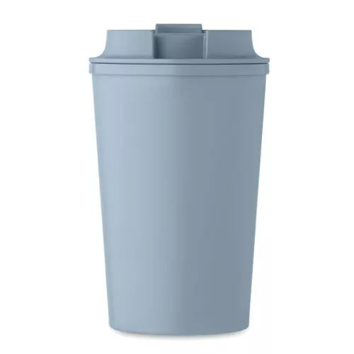 PLA duplafalú pohár 350 ml (Petrolkék)