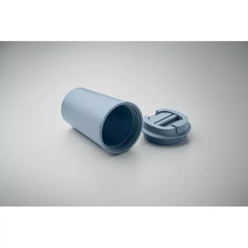 PLA duplafalú pohár 350 ml (Petrolkék)