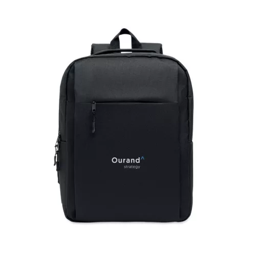 RPET 15 colos laptop hátizsák (Fekete)