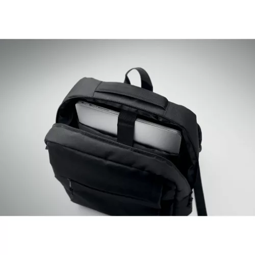 RPET 15 colos laptop hátizsák (Fekete)