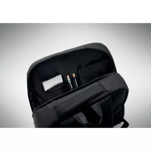 RPET 15 colos laptop hátizsák (Fekete)