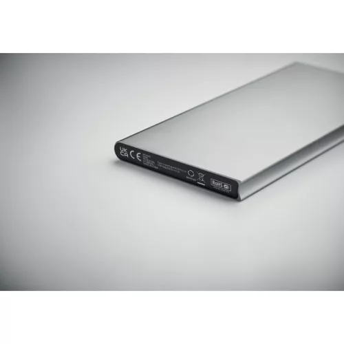 8000 mAh powerbank akkumulátor (Matt Ezüst)