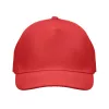 5 panel baseball sapka 180 gr (Piros)