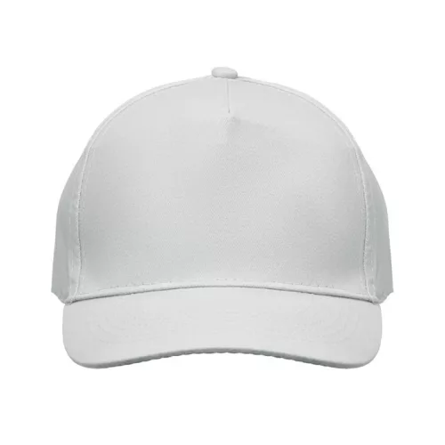 5 panel baseball sapka 180 gr (Fehér)