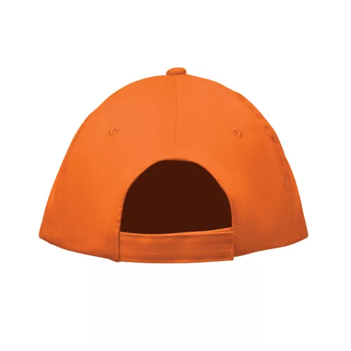 5 panel baseball sapka 180 gr (Narancssárga)
