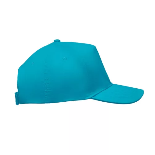 5 panel baseball sapka 180 gr (Türkiz)
