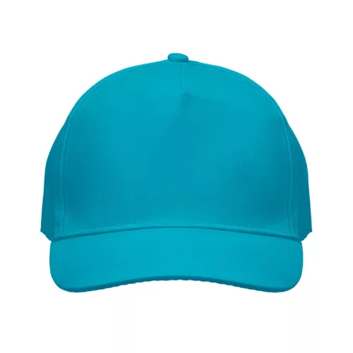 5 panel baseball sapka 180 gr (Türkiz)