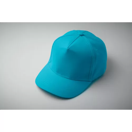 5 panel baseball sapka 180 gr (Türkiz)