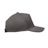 5 panel baseball sapka 180 gr (Kőszürke)