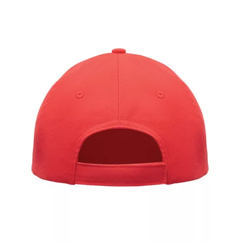 5 panel baseball sapka 180 gr (Fehér/piros)