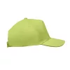 5 panel baseball sapka 180 gr (Lime)
