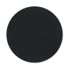 Kerek RPET filc poháralátét (Fekete)