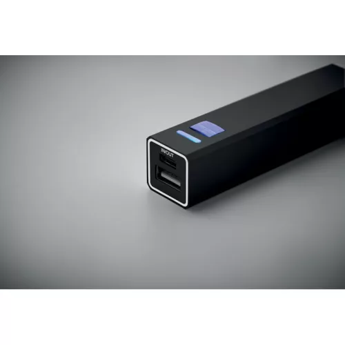 2600 mAh powerbank akkumulátor (Fekete)