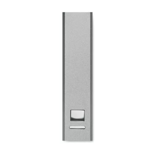 2600 mAh powerbank akkumulátor (Matt Ezüst)