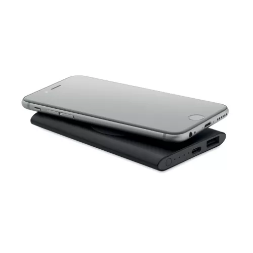 5000mAh 15W vez.n. powerbank (Fekete)
