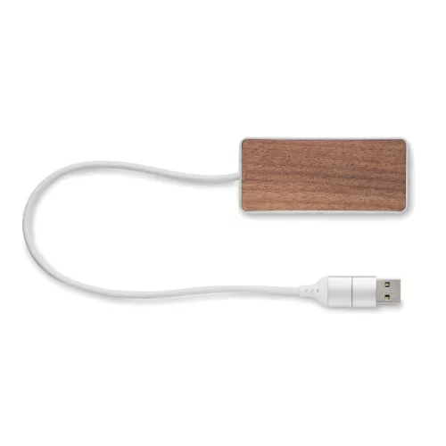 4 portos USB hub, 27,5cm kábel