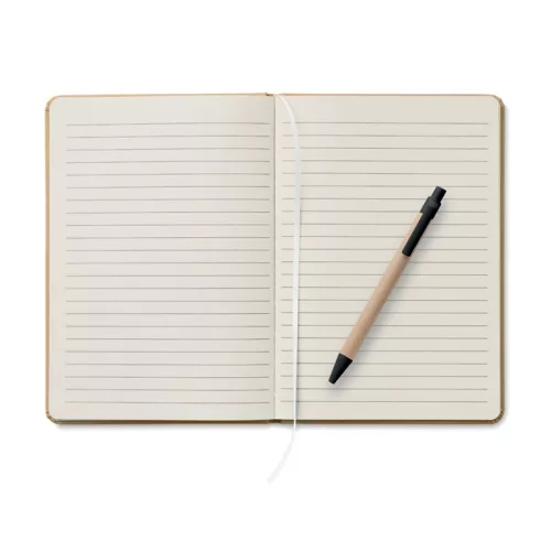 A5 notesz újrahaszn. kartonból (Fekete)
