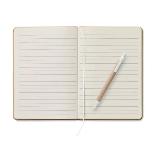 A5 notesz újrahaszn. kartonból (Fehér)