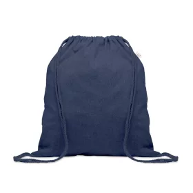 Újrah. 140g húzózsinóros táska (Kék)