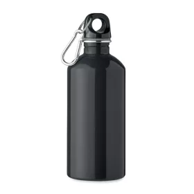 Újrah.rozsdam.acél palack 500ml (Fekete)