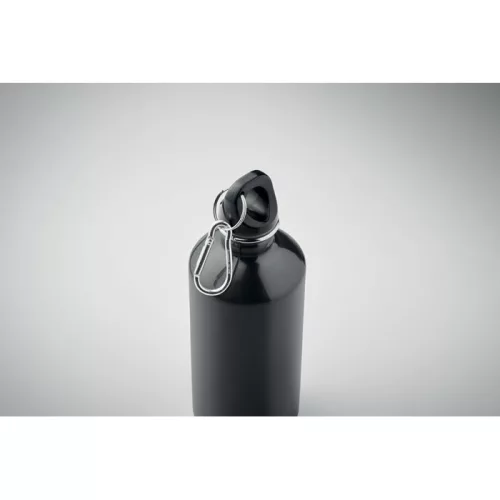 Újrah.rozsdam.acél palack 500ml (Fekete)