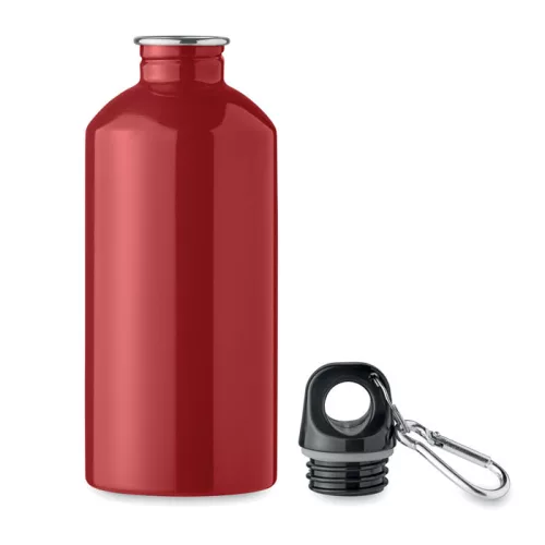 Újrah.rozsdam.acél palack 500ml (Piros)