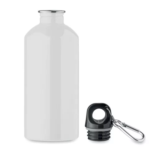 Újrah.rozsdam.acél palack 500ml (Fehér)