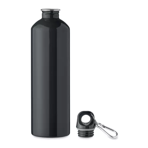 Újrah.rozsdam.acél palack 750ml (Fekete)