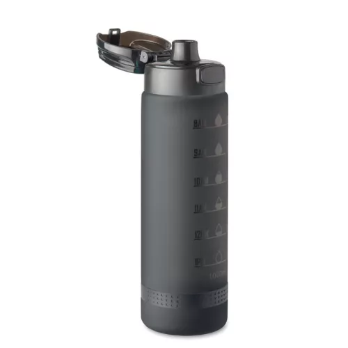RPET sportkulacs 1 liter (Fekete)