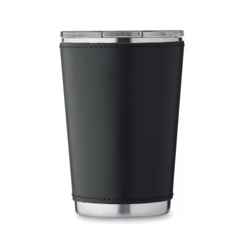 Duplafalú pohár 350 ml (Fekete)