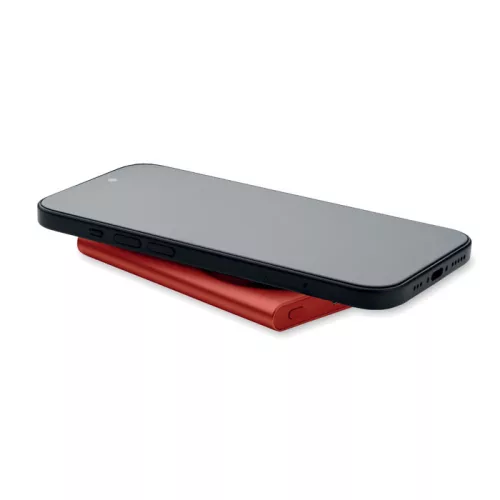 Vezeték nélkül töltő powerbank (Bordó)