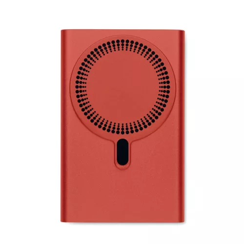 Vezeték nélkül töltő powerbank (Bordó)