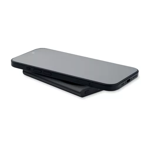 Vezeték nélkül töltő powerbank (Fekete)