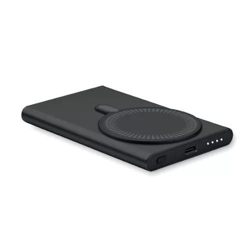 Vezeték nélkül töltő powerbank (Fekete)